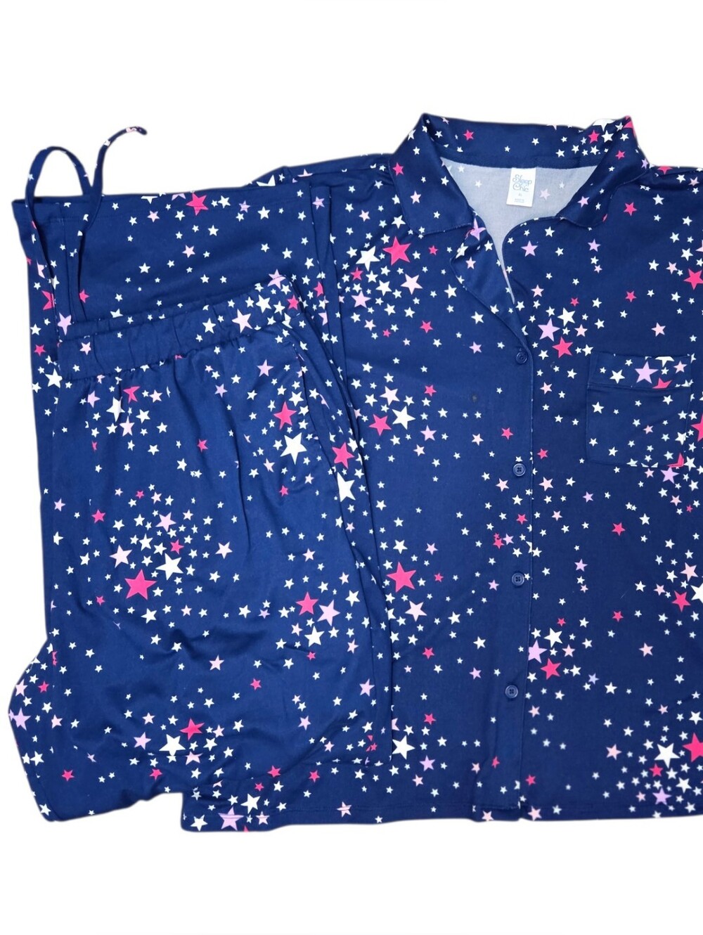 Sleep Chic 2 Pc Stars Pajama Set